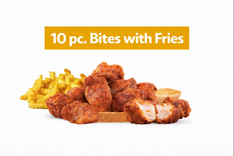10 pc. Bites with Fries