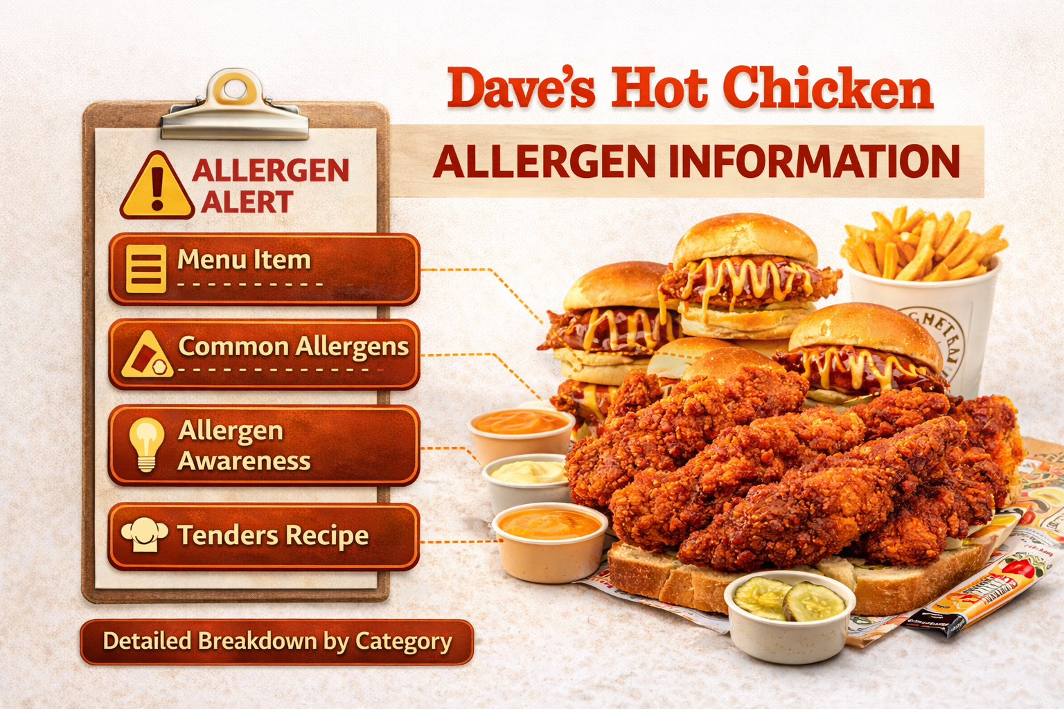 Dave’s Hot Chicken Allergen Information Allergen Information