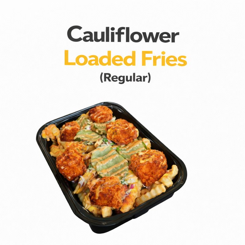 Cauliflower Loaded Fries (Regular)